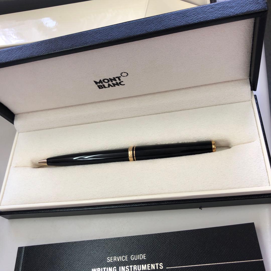 モンブランMONTBLANCジェネレーション　 プラチナブルー13210 ロゴ入