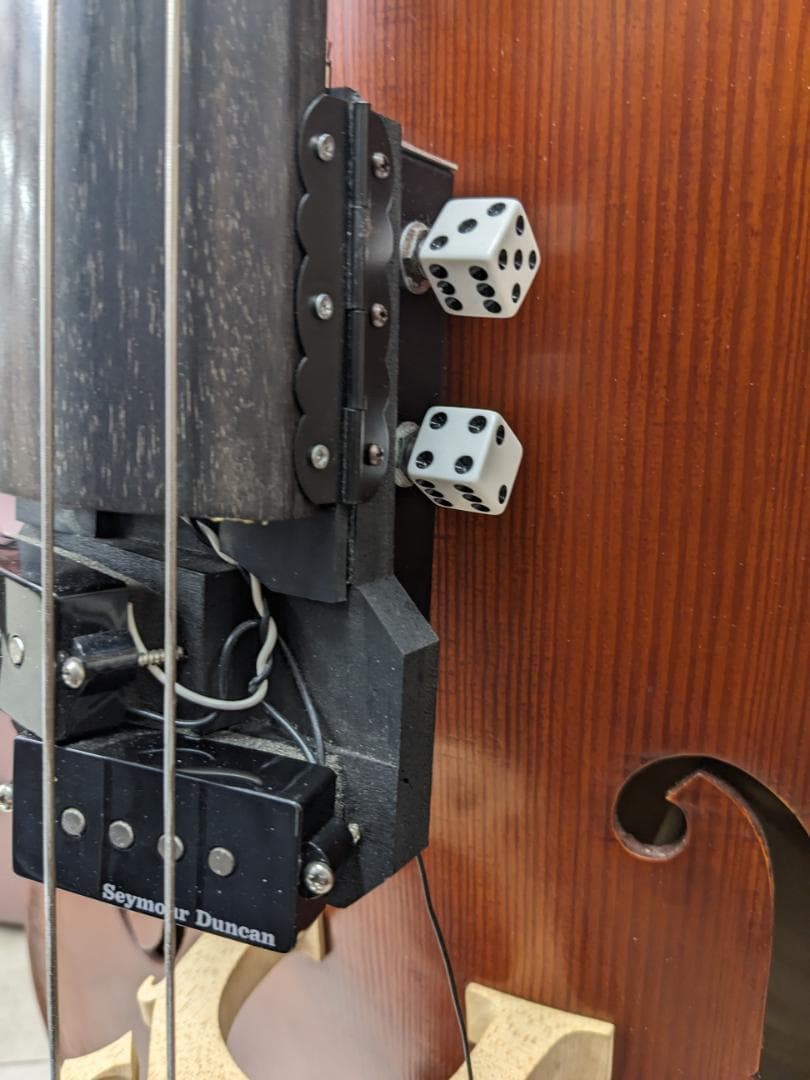 Billion GOLD 999　ウッドベース用 ピックアップ　ダイスノブ