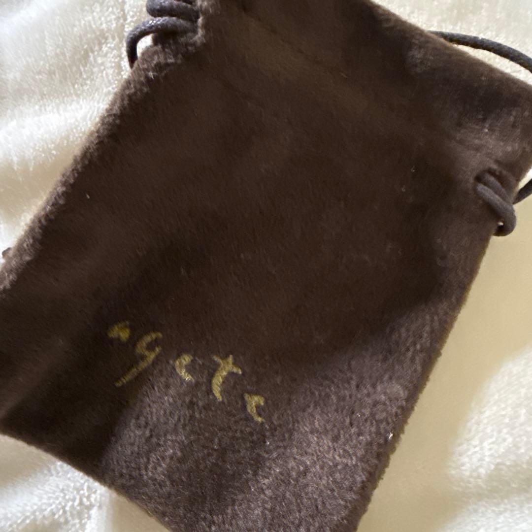 agete K10 パールダイヤ　リング