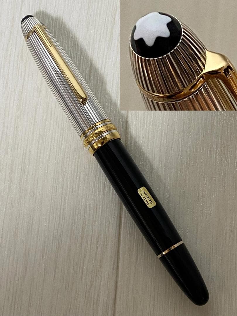 美品　モンブラン ルグラン ソリテール ドゥエ シルバー 925 ローラーボール