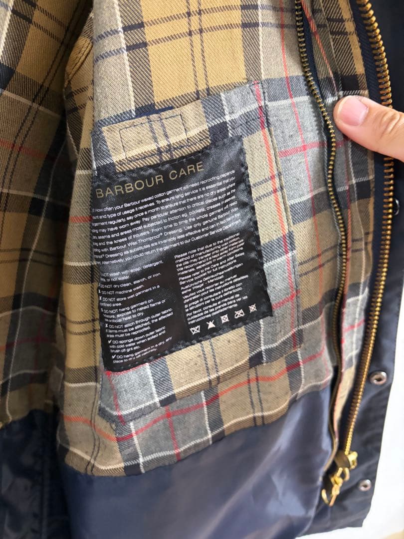 Barbour ビデイル SL ネイビー　42