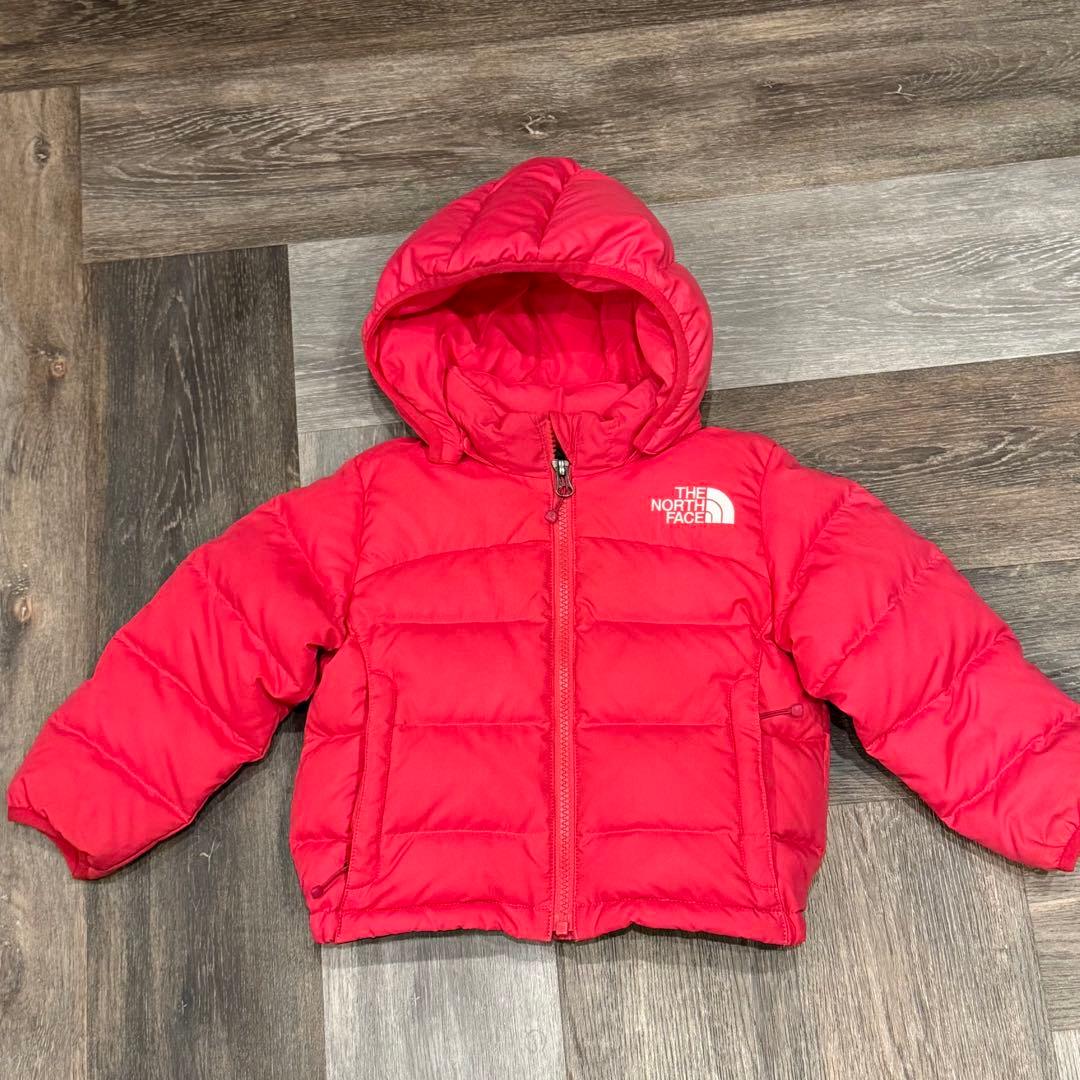 ノースフェイス　アコンカグアフーディー　ダウン　90　ピンク