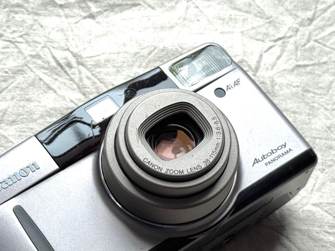 ⌘完動品！ 電池付き、作例あり！ Canon Autoboy S⌘