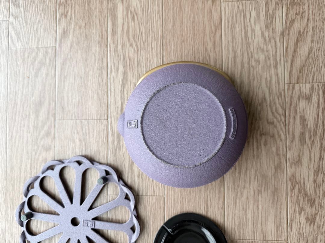 アンシャンテジャポン　カラーポット　敷セット 南部鉄器　限定