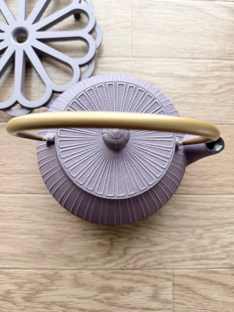 アンシャンテジャポン　カラーポット　敷セット 南部鉄器　限定