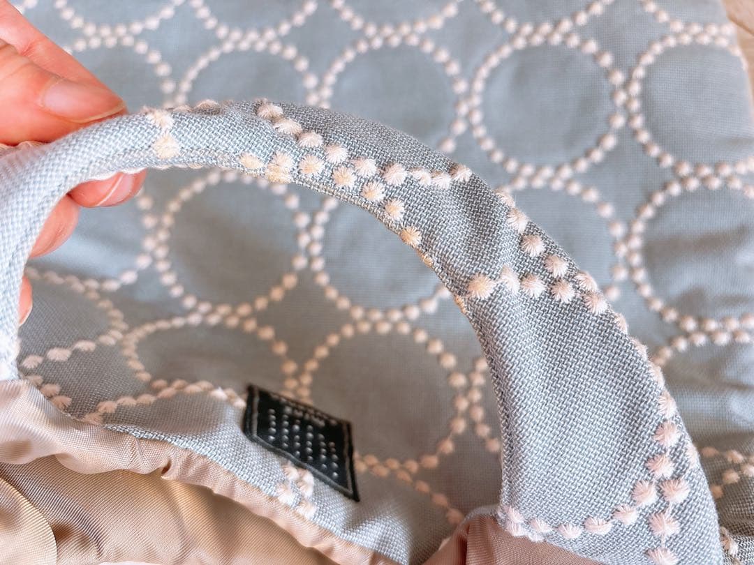 mina perhonen　タンバリン エッグバッグ 水色