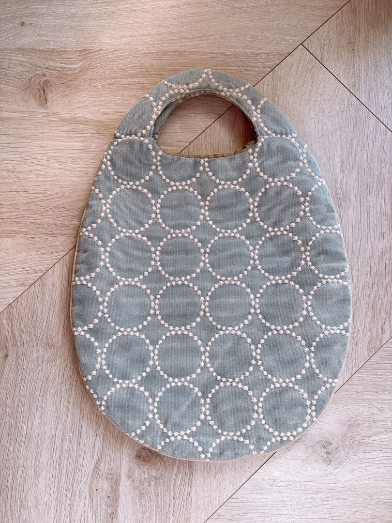 mina perhonen　タンバリン エッグバッグ 水色