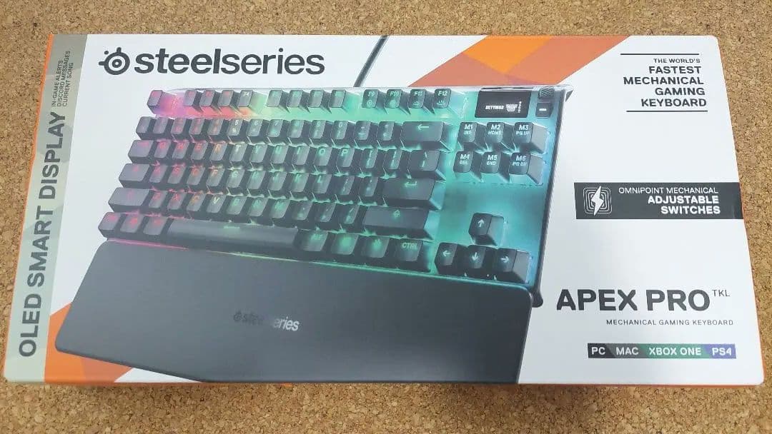 【steelseries】APEX PRO TKL US配列