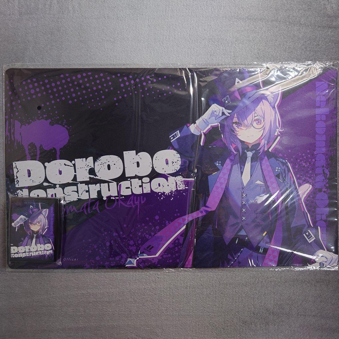 α1 ホロライブ シルクハット泥棒建設 猫又おかゆ スリーブ&プレイマット