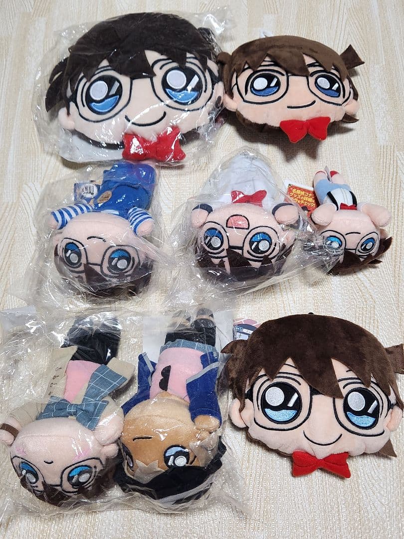 名探偵コナン 寝そべりぬい・ポーチ・クッションセット