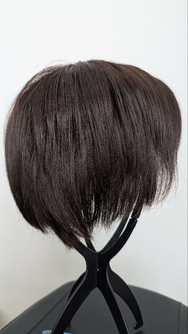 医療用ウィッグリネアストリア 約束のリーフショート ダークブラウンS 人毛Mix