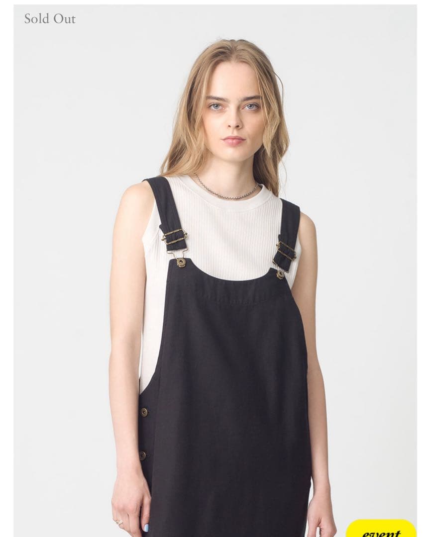 ロンハーマン　RH vintageオーガニックコットン リブタンクトップ