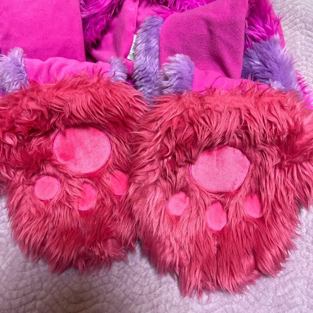 ディズニー　チャシャ猫　ファンキャップマフラー