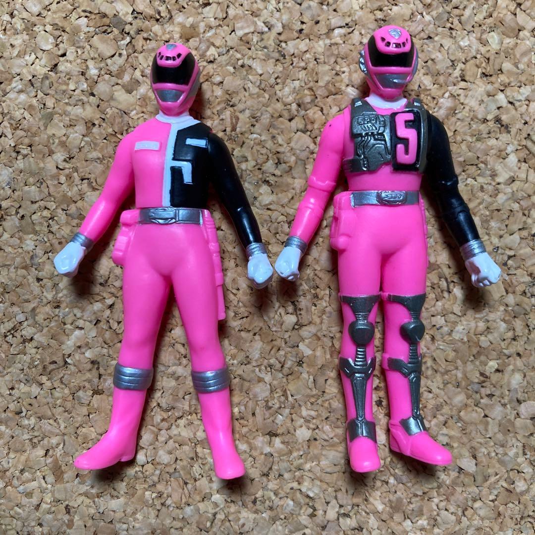 デカレンジャー食玩サイズソフビ17体　完全版