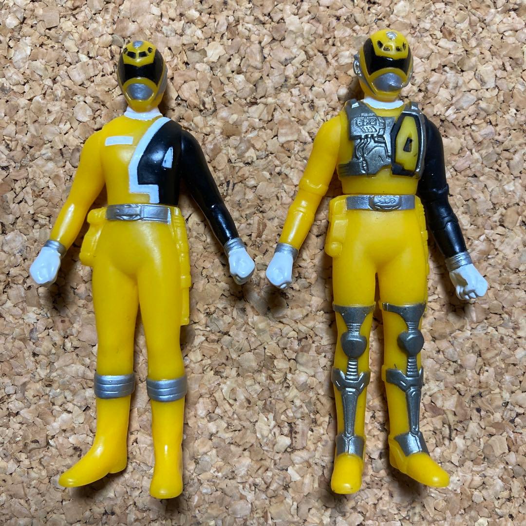 デカレンジャー食玩サイズソフビ17体　完全版