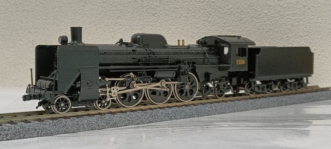 HOゲージ 天賞堂アダチ Ｃ57蒸気機関車、カンモーター、メンテナンス済