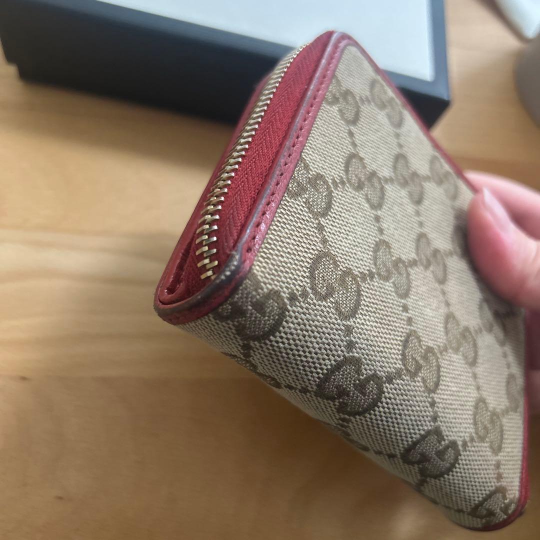 【週末だけ-1,000円】GUCCI GGキャンバス 二つ折り財布