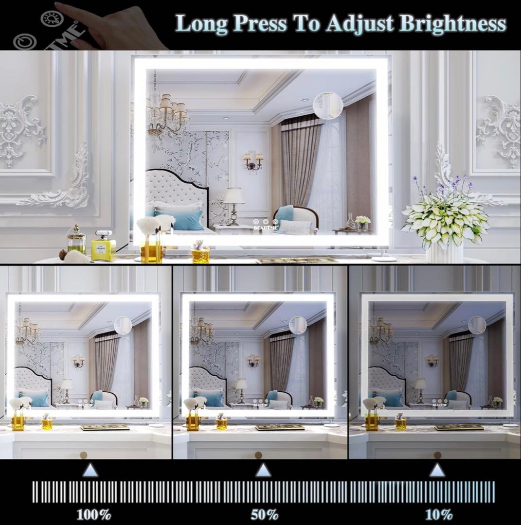 女優ミラー　BEAUTME LED照明付き