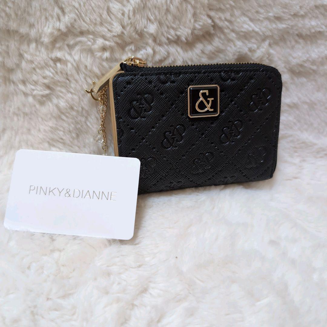 PINKY&DIANNE ブラック二つ折り財布　美品