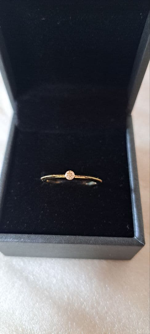 アガットダイヤリングK18