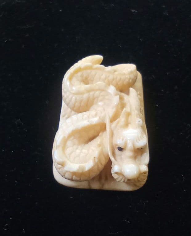 マンモス牙·根付