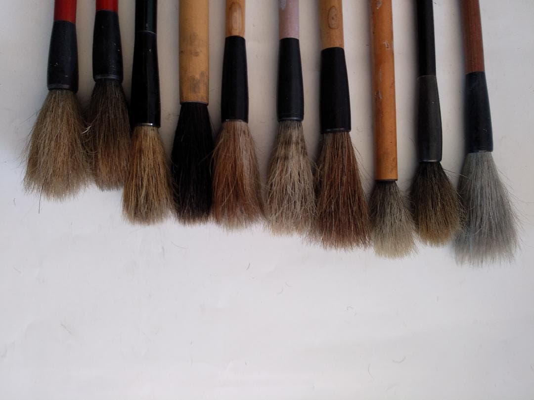 高級書道筆 10本 筆 書道用具 書 書道 セットです②