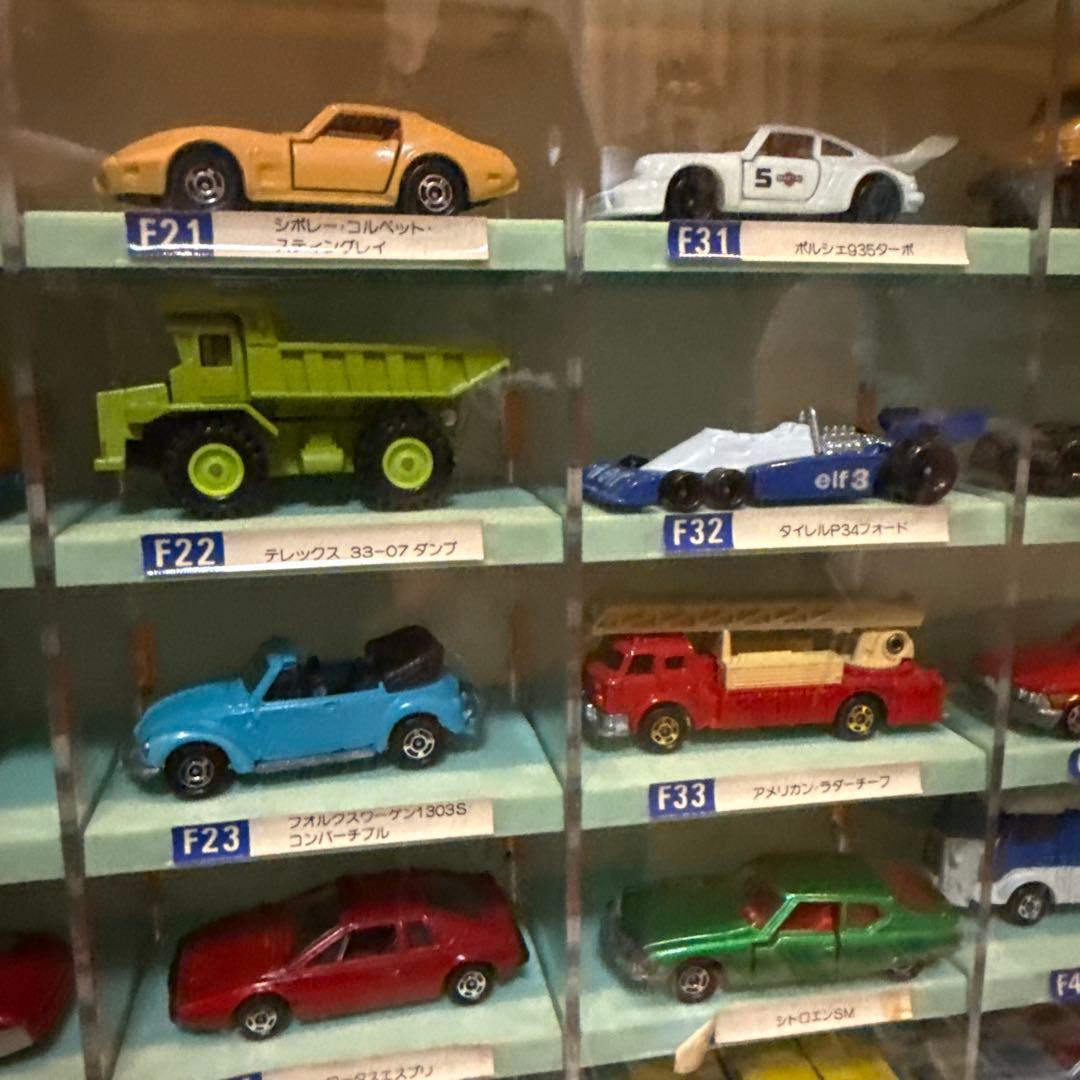 C*I様 絶版超希少品　トミカ 青箱外国車シリーズ 非売品ディスプレイケース付