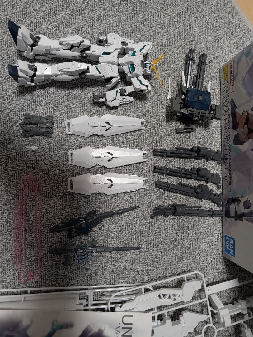 MG ユニコーンガンダム+ MGMSエアリアルセット