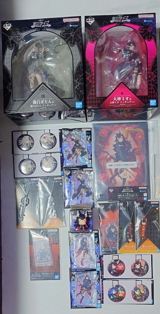 一番くじ ホロライブ ～Villain Style～ 大神ミオ　獅白ぼたん