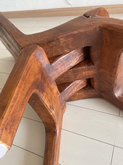 ローチェア　折りたたみ椅子　民芸家具　骨董