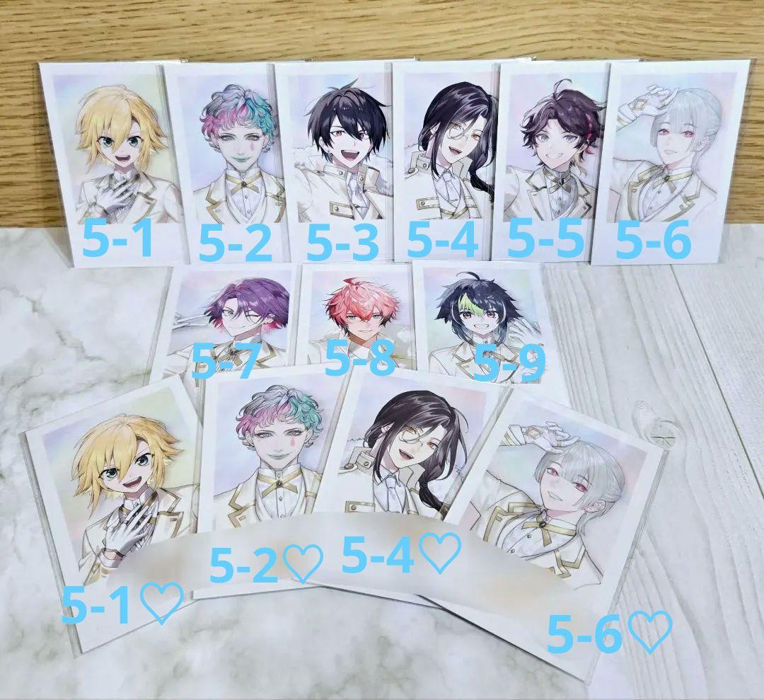 にじさんじ ポストカード カード チェキ ステッカー