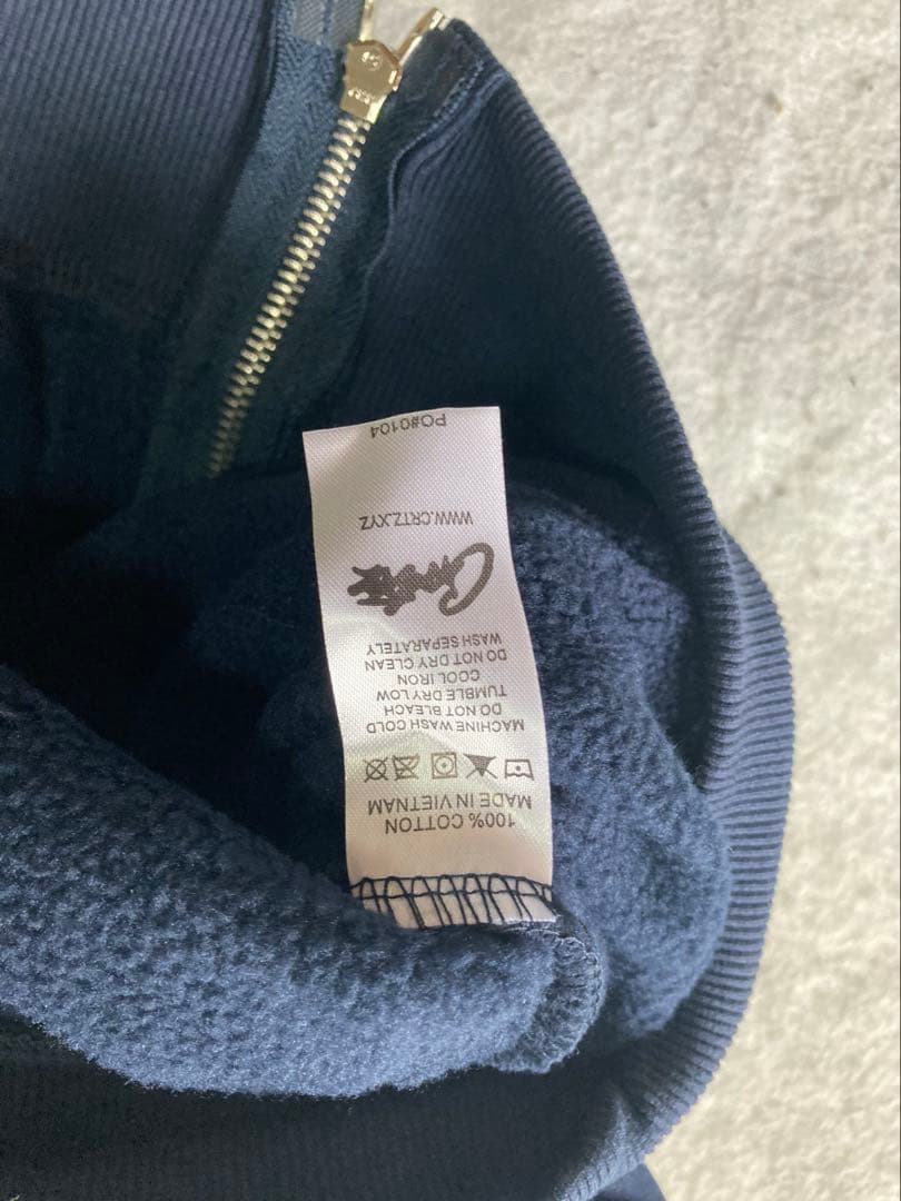 Corteiz ジップアップパーカー ネイビー 人気 S