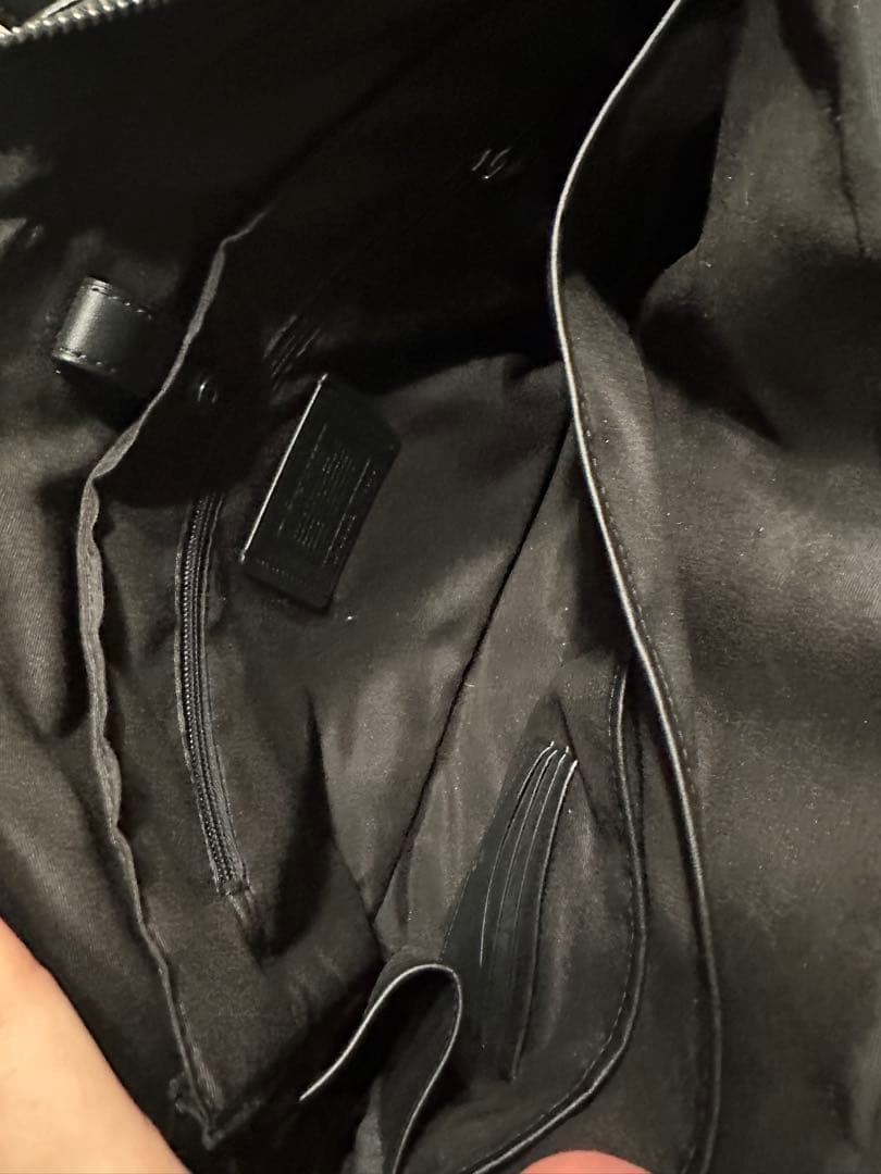 値下げ！！売り切りたいですコーチ　ブラック ビジネスバッグ　ブリーフケース