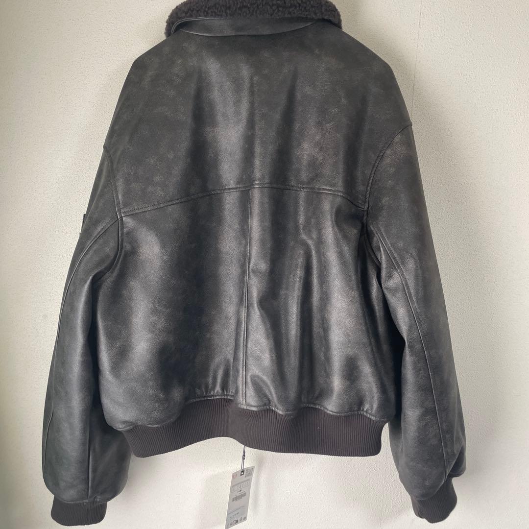 ZARA フェイクレザージャケット