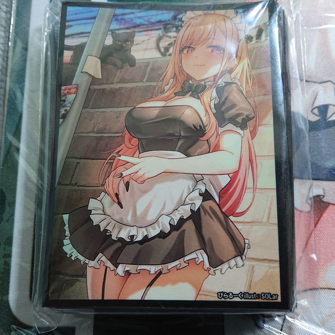 α1 着せ恋 黒猫&メイド服 喜多川海夢 スリーブ&プレイマット