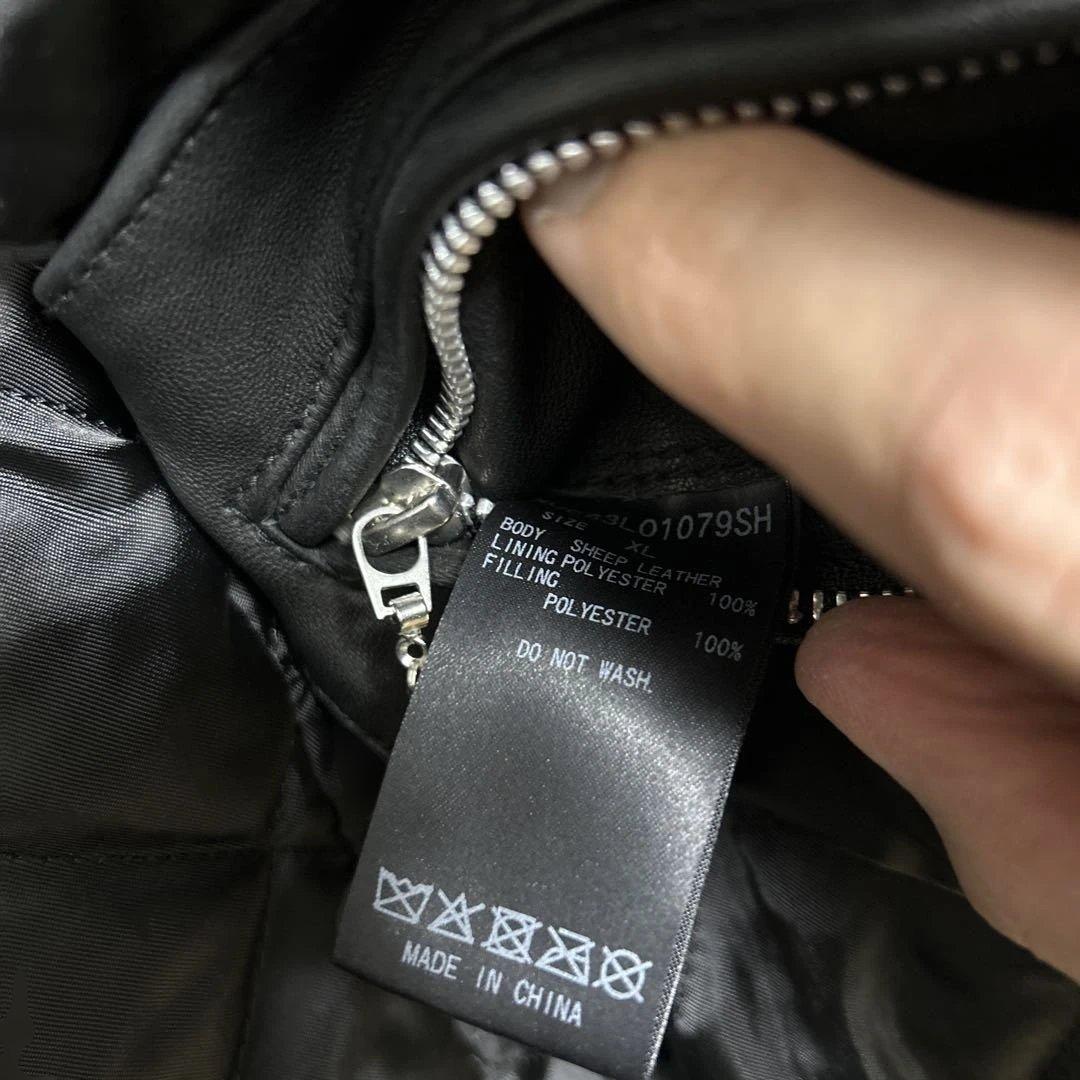 ナノユニバース　レザージャケット　シープレザー　ライダース