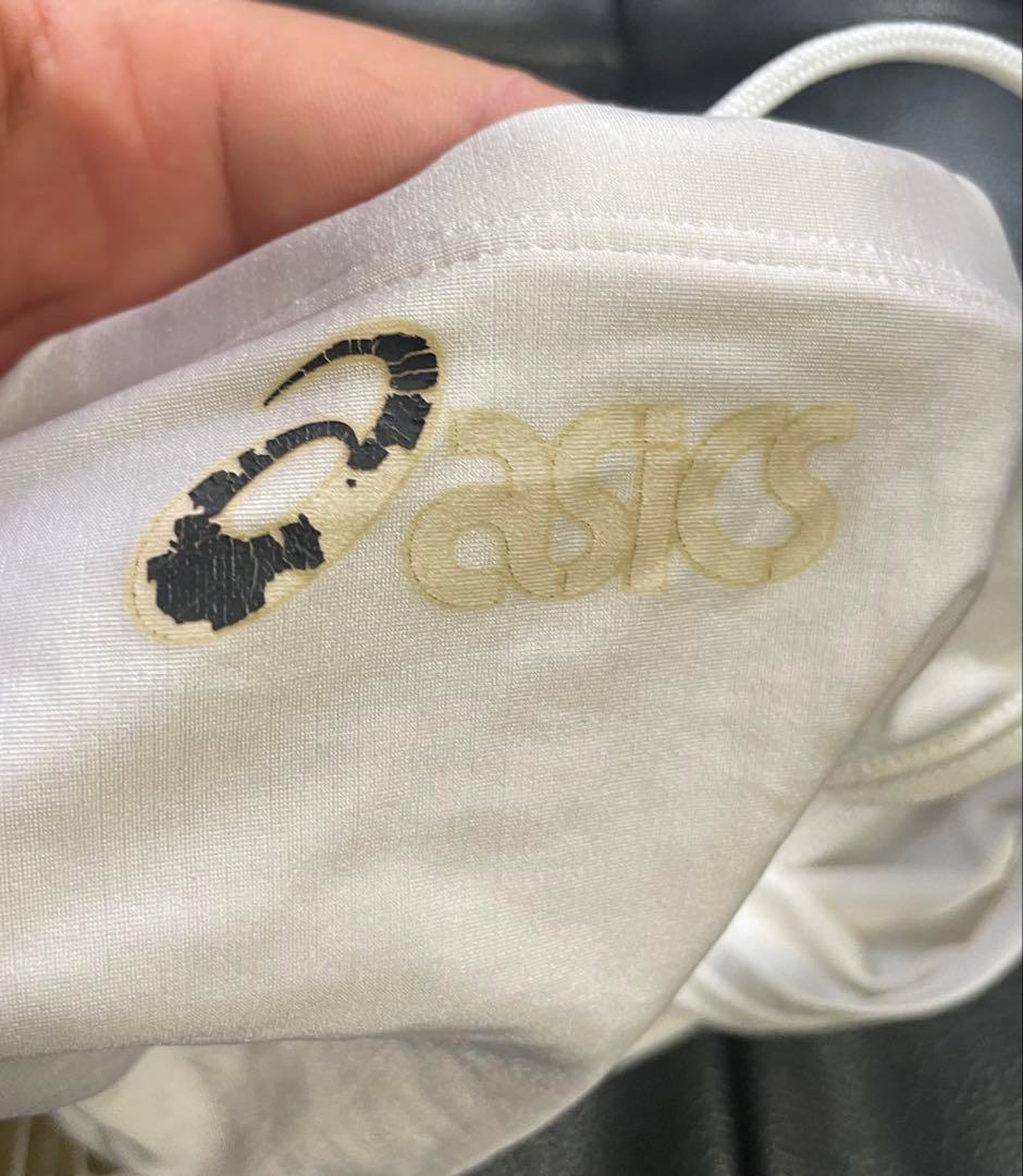 アシックス Sサイズ 白 競パン 水着