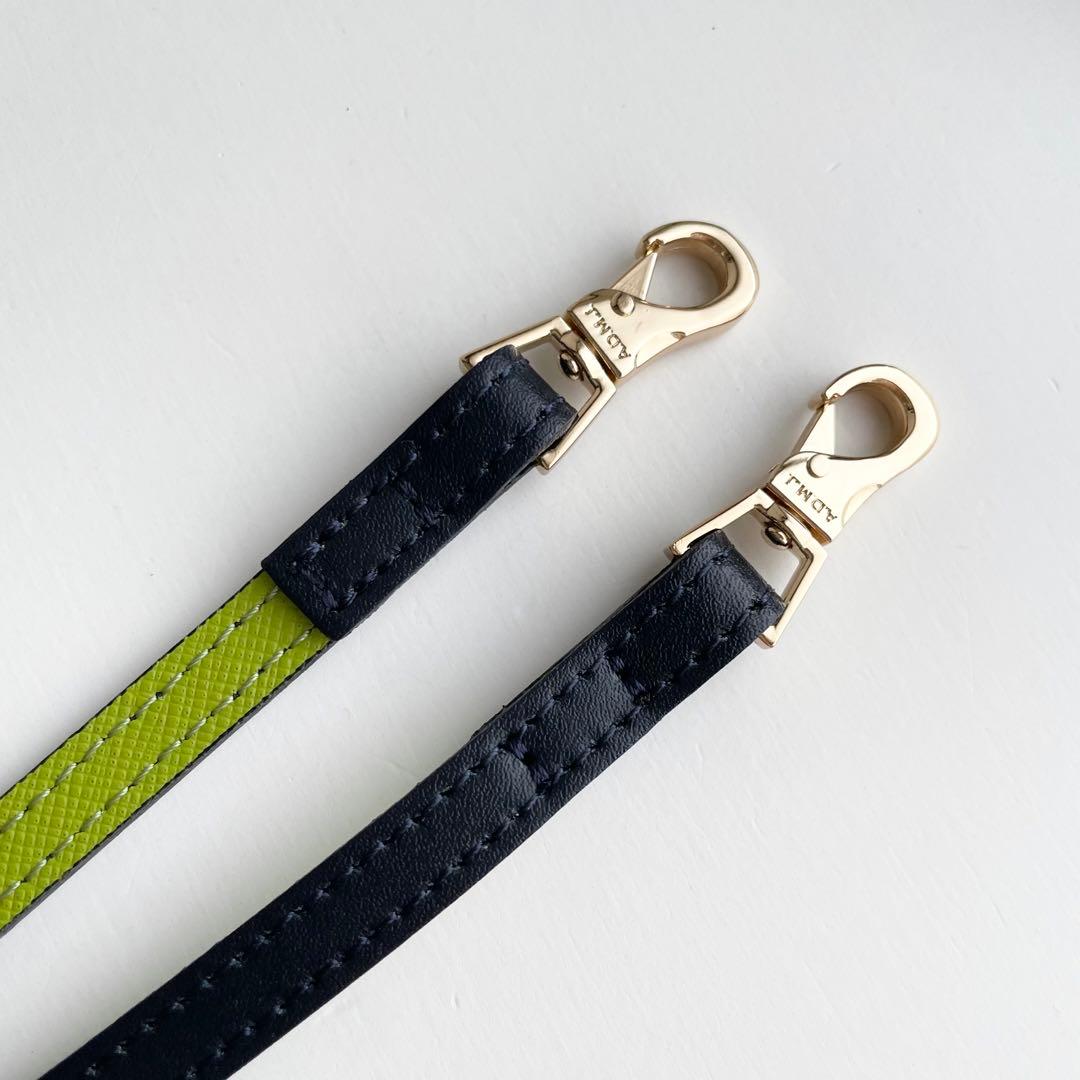 ADMJ ショルダーバッグ レクタングル ヴィッテリアルマ レザー 新品