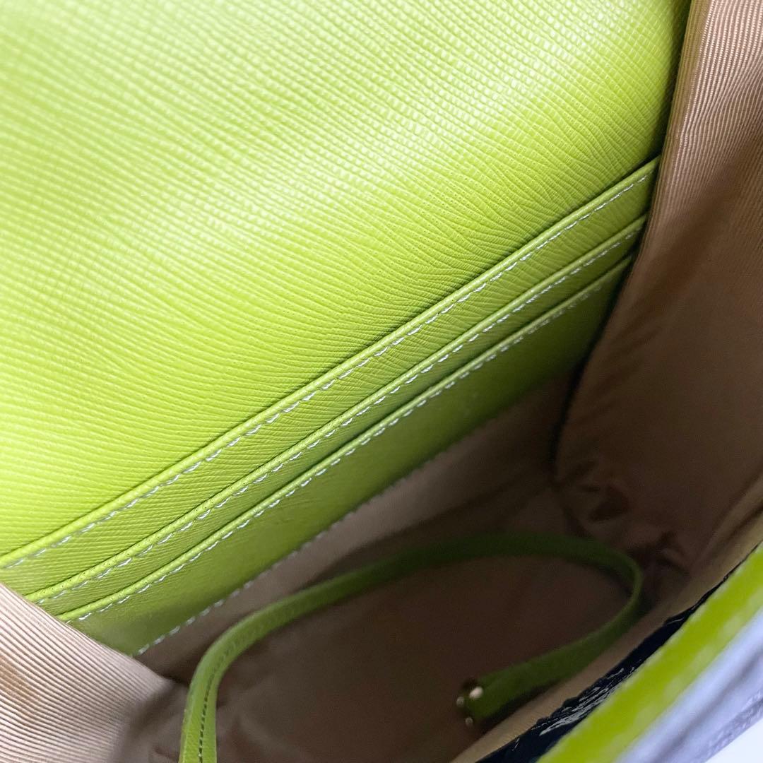 ADMJ ショルダーバッグ レクタングル ヴィッテリアルマ レザー 新品