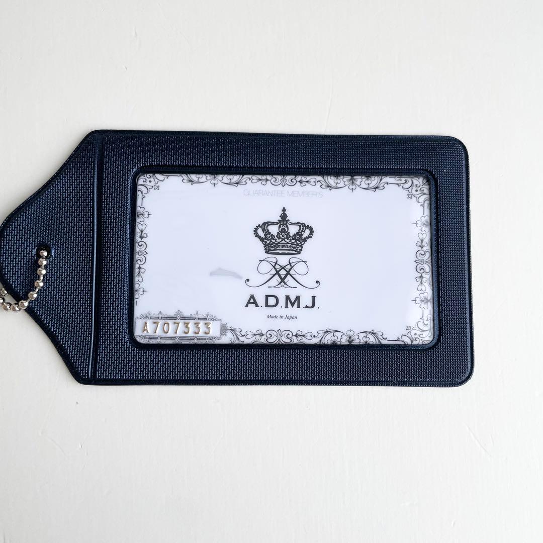 ADMJ ショルダーバッグ レクタングル ヴィッテリアルマ レザー 新品