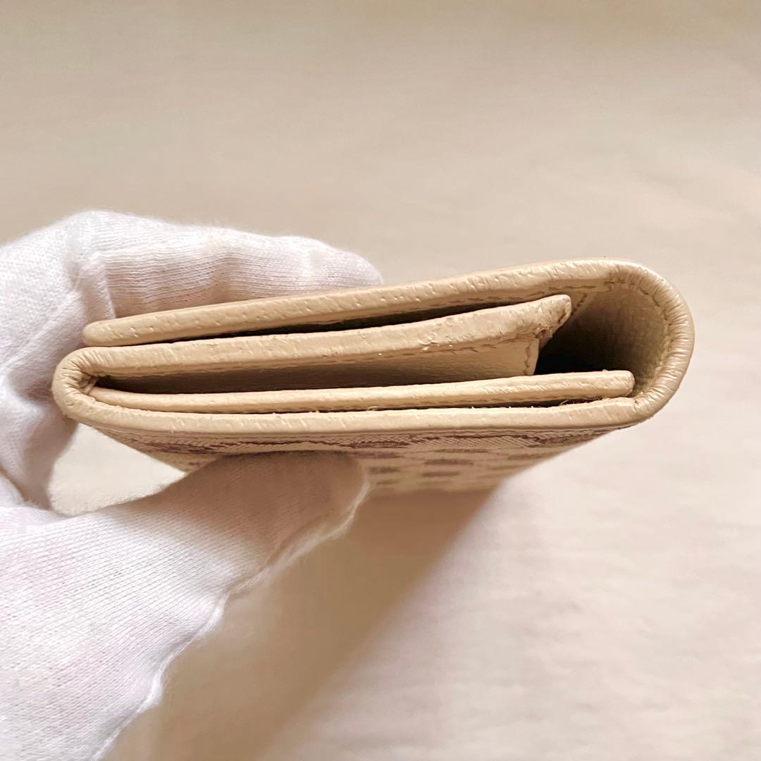 GUCCI グッチ 長財布 GGキャンバス ロゴプレート 折り財布 1219-④