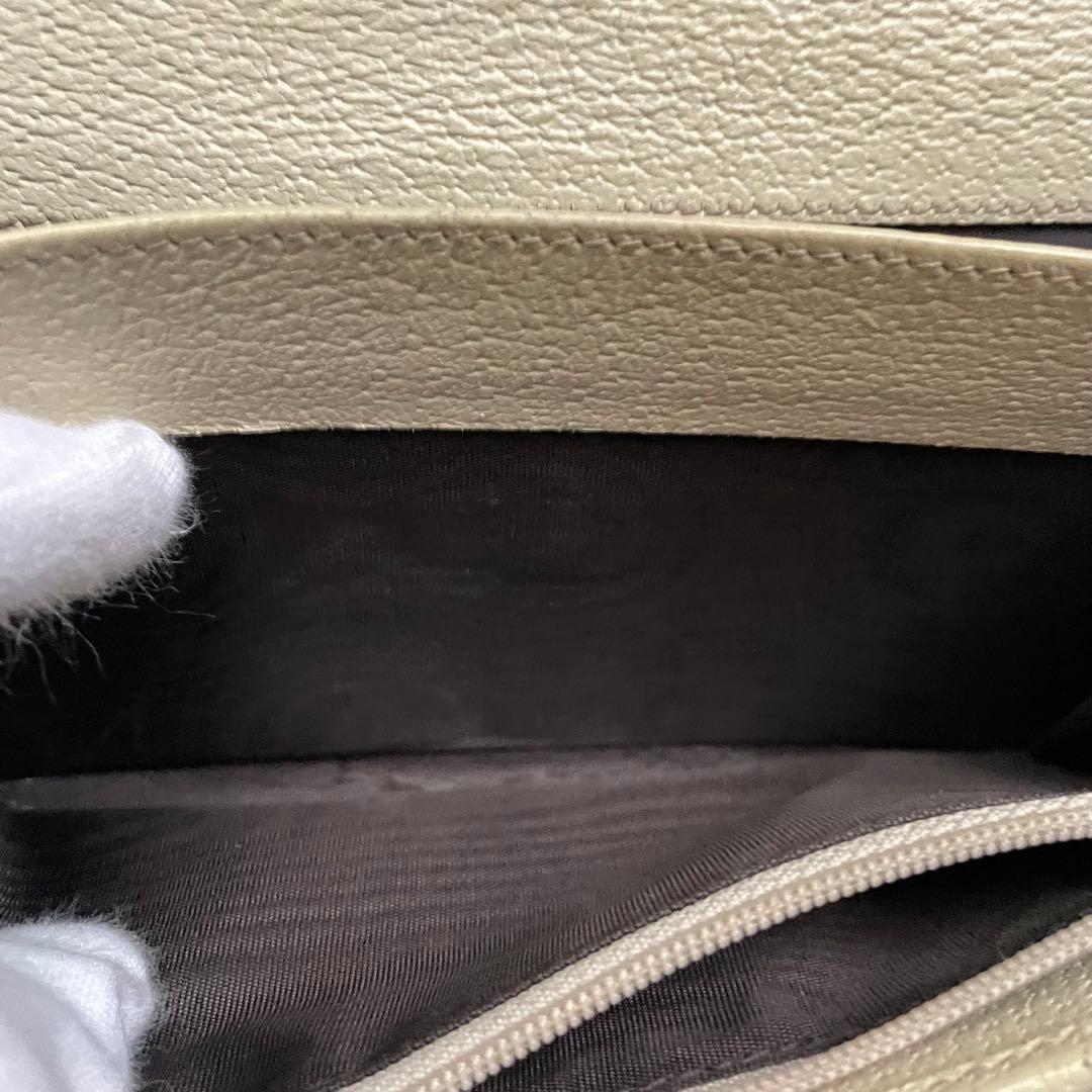 GUCCI グッチ 長財布 GGキャンバス ロゴプレート 折り財布 1219-④