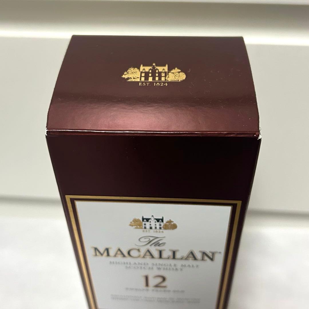 稀少 終売品 マッカラン 12年シェリーオークカスク 700ml旧ボトル 箱付き