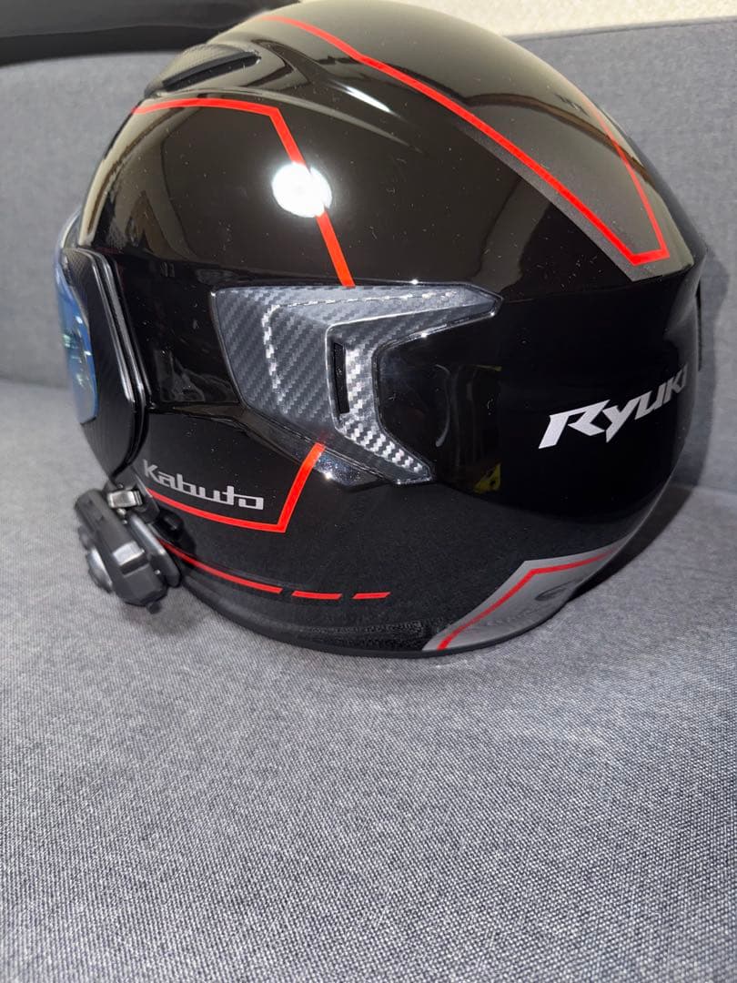 Kabuto RYUKI BEAM XL ブラックレッド