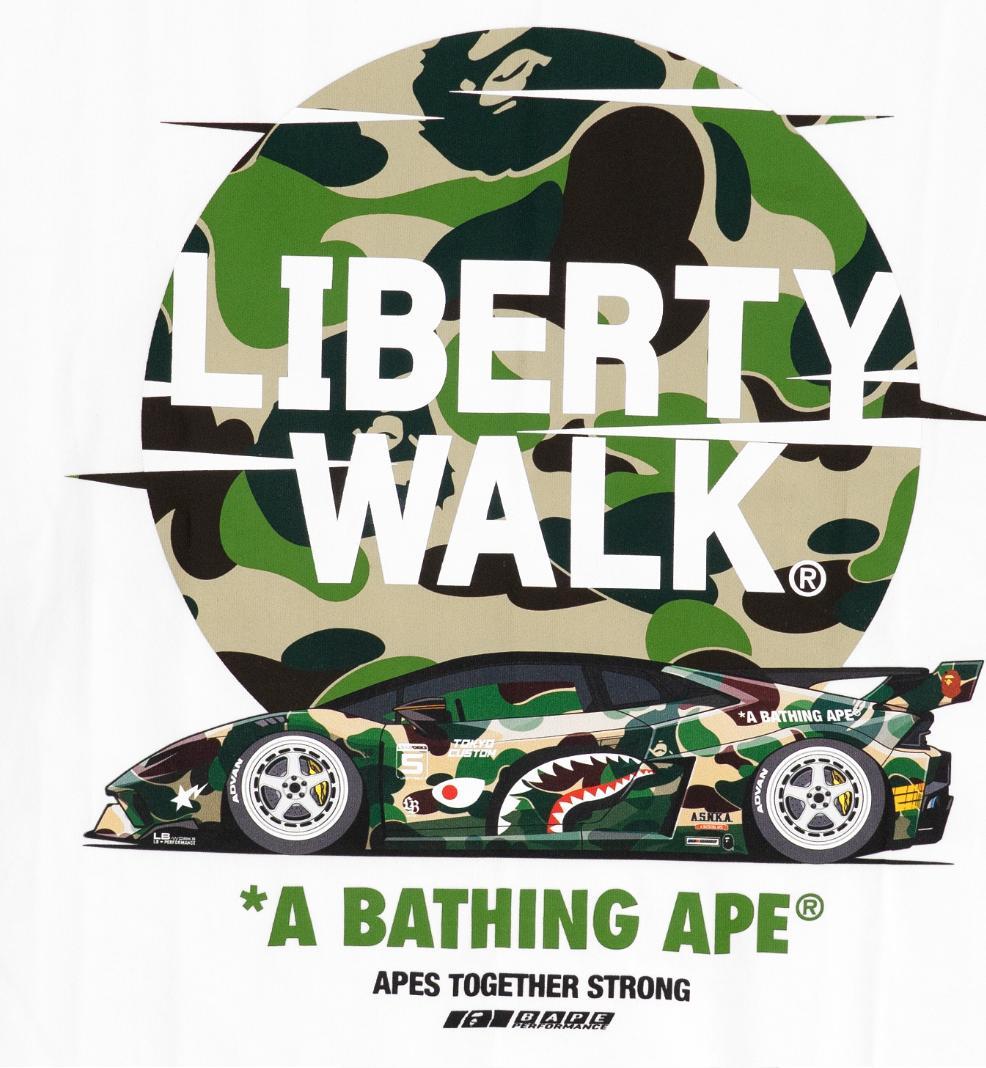 【東京オートサロン2026】BAPE × LIBERTY WALK Tシャツ