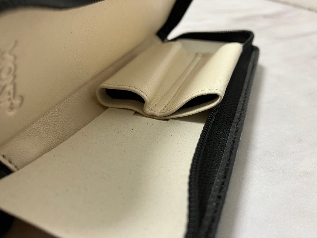 美品★Mont Blanc　モンブラン　ペンケース　2本用　黒　箱