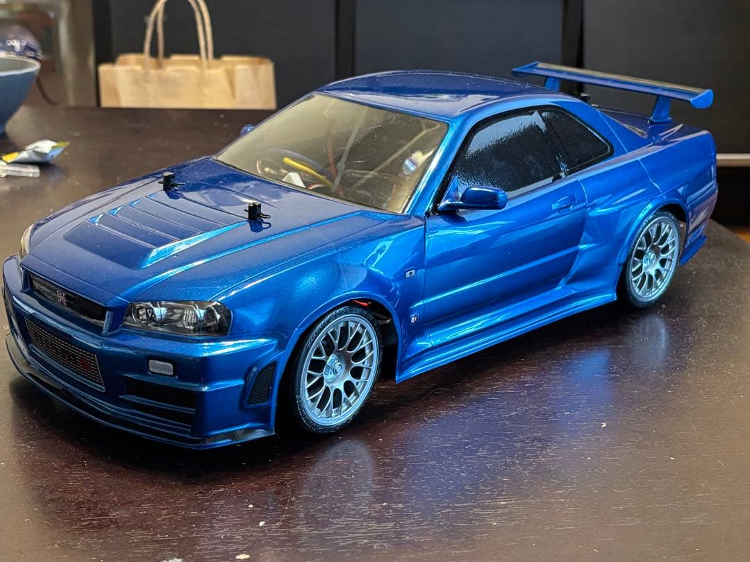 【未走行】タミヤ　ラジコン　1/10 TT02D GTR34
