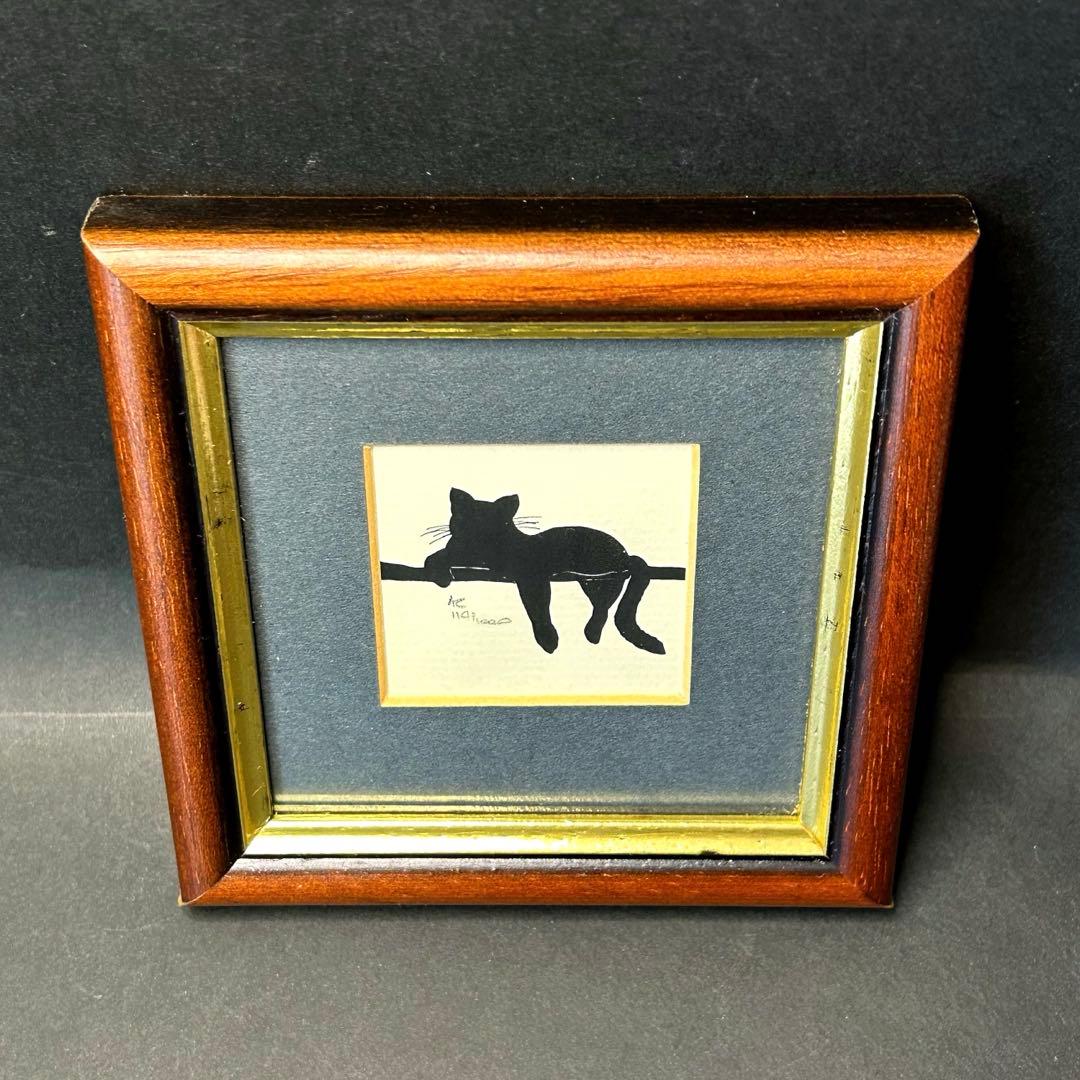 Andrew Cowley ￼版画　猫限定版　シルエット画　猫6点セット
