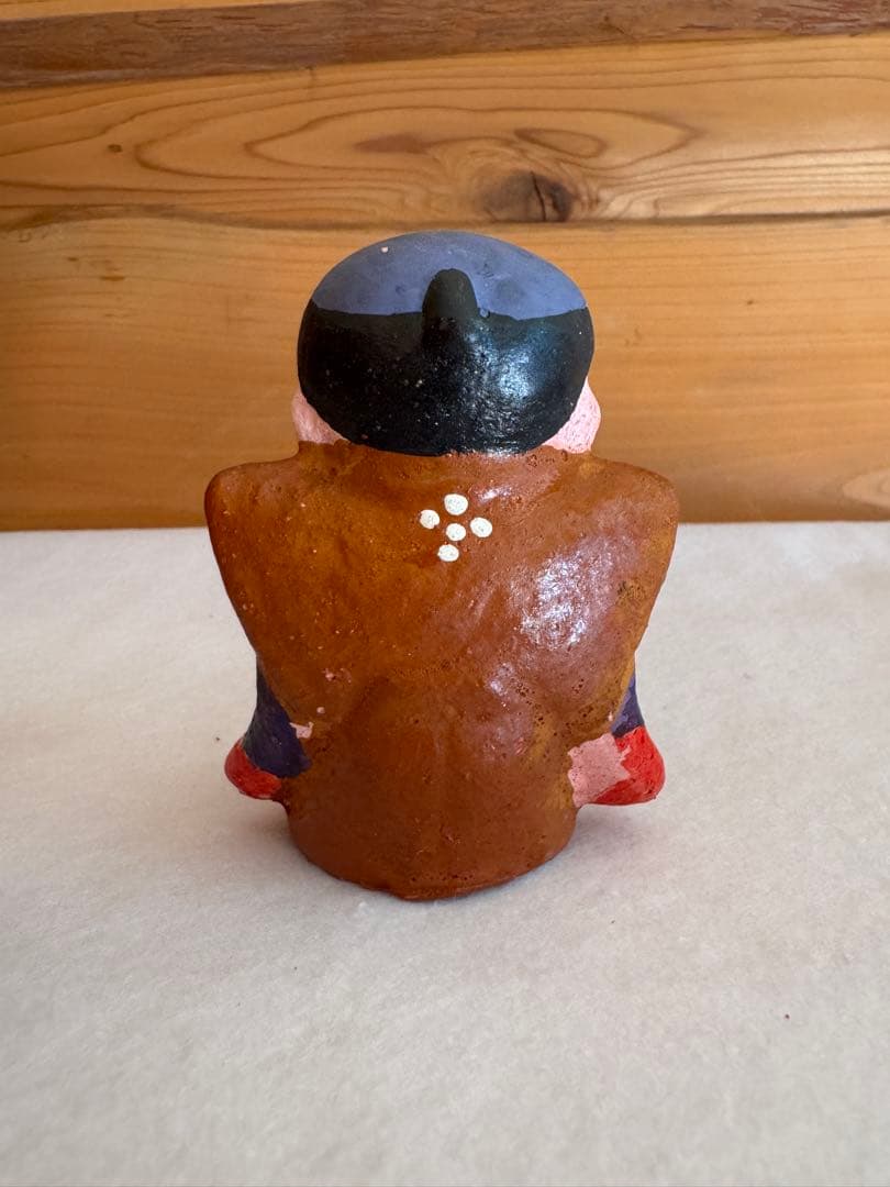 希少 中野土人形 奈良久雄 福助 郷土玩具 民藝 伝統文化 長野県