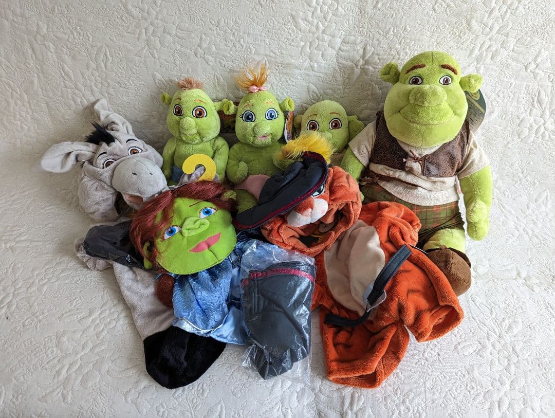 ビルドアベア　シュレック　ぬいぐるみとコスチューム　　ドリームワークス